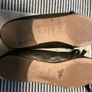 flattered polly leather ballet flats